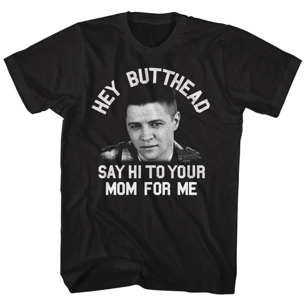 Back To The Future Hey Butthead Shirt Retro Movie Graphic Tee Funny 80s Meme Tee